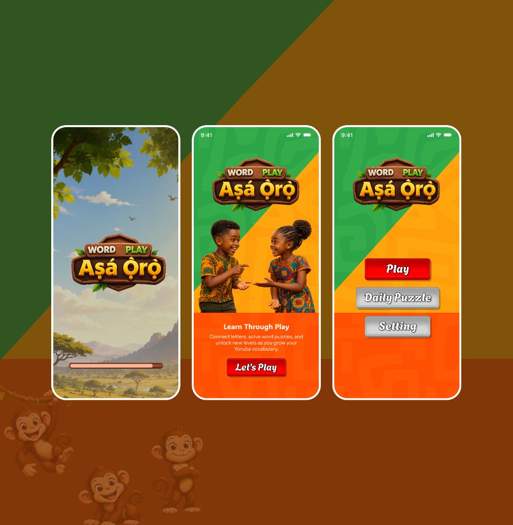 Aṣá Ọ̀rọ̀: Yoruba Word Game · Flutter Mobile App