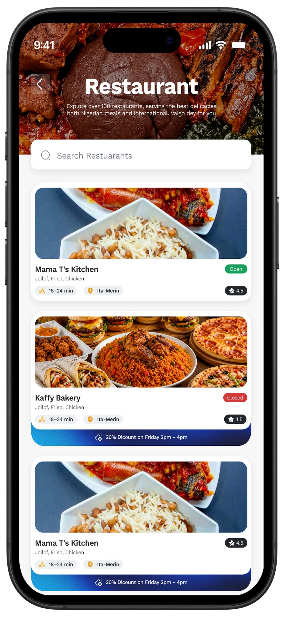 ValGo restaurant directory